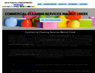 commercialcleaningserviceswalnutcreek.com screenshot