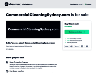 commercialcleaningsydney.com screenshot