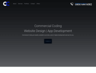 commercialcoding.com screenshot