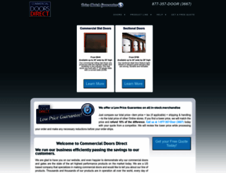 commercialdoorsdirect.com screenshot