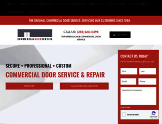 commercialdoorservice.net screenshot