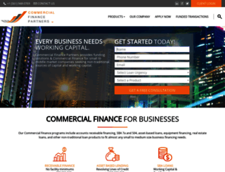 commercialfinancepartners.com screenshot