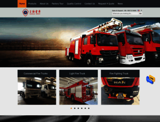 commercialfiretrucks.com screenshot