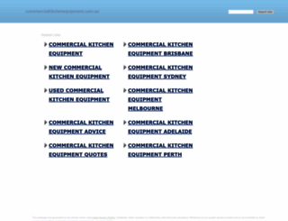 commercialkitchenequipment.com.au screenshot