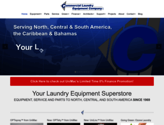 commerciallaundryequip.com screenshot
