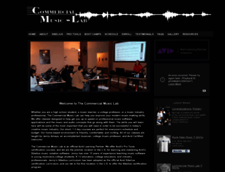 commercialmusiclab.com screenshot