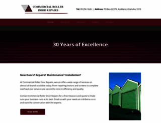 commercialrollerdoors.co.nz screenshot
