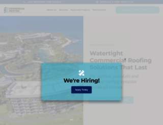 commercialroofinginc.com screenshot