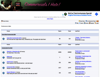 commercialsihate.com screenshot
