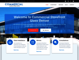 commercialstorefrontglassdenver.com screenshot