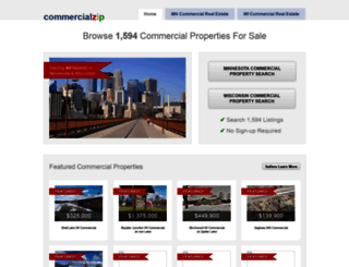 commercialzip.com screenshot