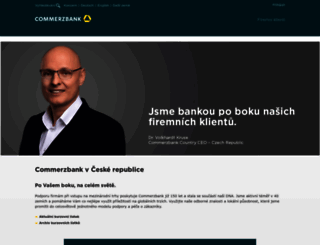 commerzbank.cz screenshot