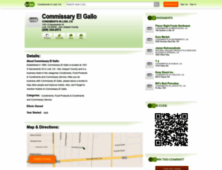 commissary-el-gallo.hub.biz screenshot