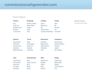 commissioncashgenerator.com screenshot