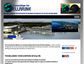 committeeforbellarine.com.au screenshot