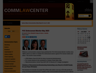 commlawcenter.com screenshot