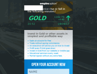 commodities.empireoption.com screenshot