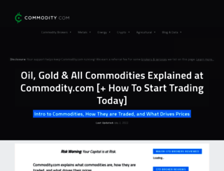 commoditieslinks.com screenshot