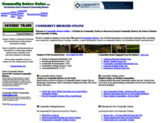 commoditybrokersonline.com screenshot
