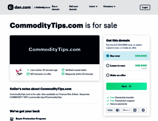 commoditytips.com screenshot