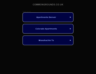 commongrounds.co.uk screenshot