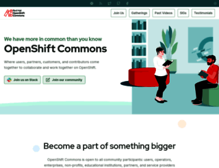 commons.openshift.org screenshot