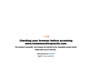 commonschiropractic.com screenshot