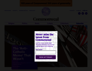 commonwealmagazine.org screenshot