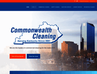 commonwealthcleaning.com screenshot