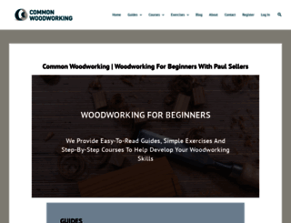 commonwoodworking.com screenshot