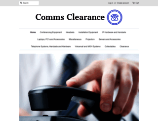 comms-clearance.myshopify.com screenshot