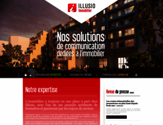 communication-immobilier-illusio.fr screenshot