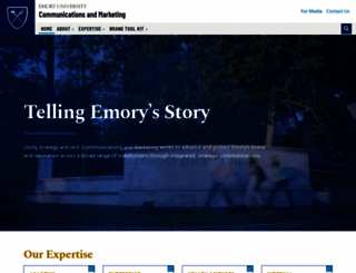 communications.emory.edu screenshot