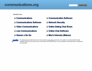 communications.org screenshot