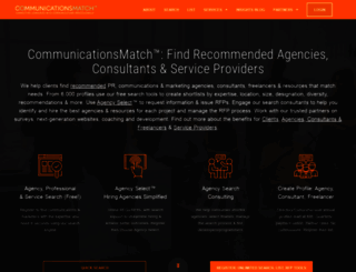 communicationsmatch.com screenshot