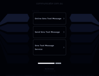 communicator.com.au screenshot