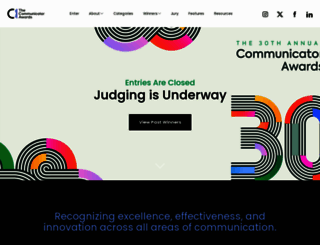 communicatorawards.com screenshot