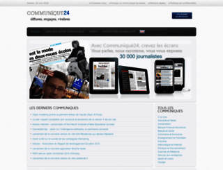 communique24.com screenshot