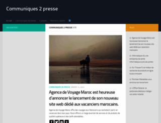 communiques-2-presse.fr screenshot