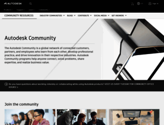 communities.autodesk.com screenshot