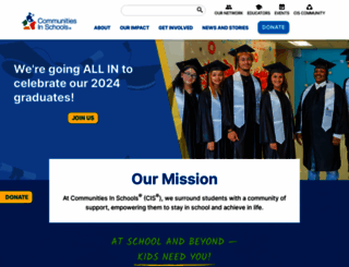 communitiesinschools.org screenshot