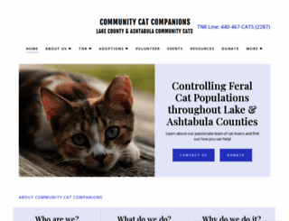 community-cat-companions.org screenshot