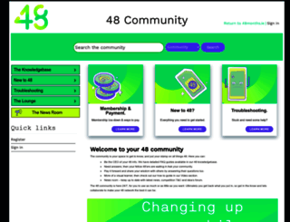 community.48months.ie screenshot
