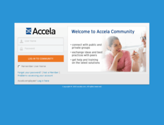 community.accela.com screenshot