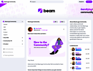 community.beam.gg screenshot