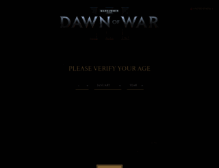 community.dawnofwar.com screenshot