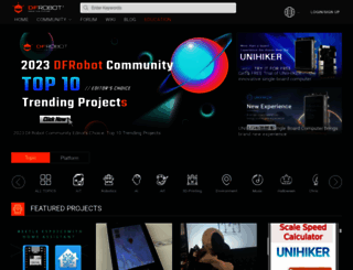 community.dfrobot.com screenshot