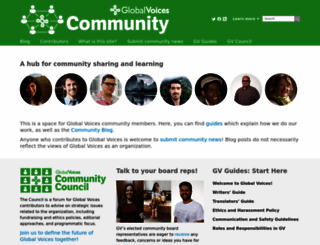 community.globalvoices.org screenshot