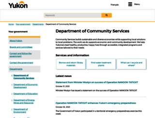 community.gov.yk.ca screenshot