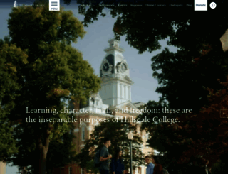 community.hillsdale.edu screenshot